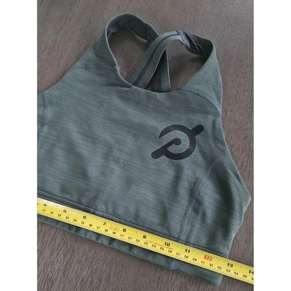 Peloton Cycling Women's Sports Bra Green Small Racerback Outdoor Voices - Picture 5 of 6